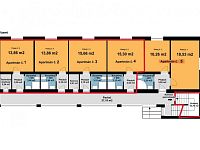 Prodej apartmánů 1+kk, 19 m2, Dolní Dunajovice