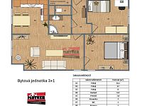 Prodej bytové jednotky 3+1 s garáží 86,2 m2 v Táboře - půdorys.jpg