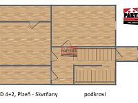 Prodej řadového RD 4+2, 180 m², Plzeň - Skvrňany - Plzeň podkroví jpg.jpg