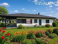 Prodej novostavby RD 4+kk v Podolí I. - vizualizace - dům