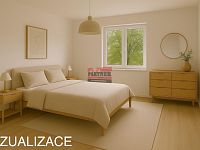 Prodej novostavby RD 4+kk v Podolí I. - vizualizace - ložnice