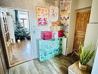 Prodej bytové jednotky 3+1 s pracovnou 121 m2 v centru Tábora - předsíň