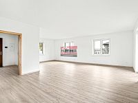 Prodej novostavby RD 4+kk v Podolí I. - obývací pokoj s kuchyńslým koutem