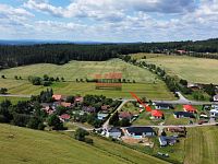 Prodej novostavby RD 4+kk v Podolí I. - letecký snímek