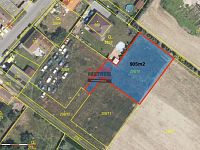 Prodej stavebního pozemku 905m² ve Vyšehořovicích