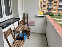 Pronájem bytové jednotky 2+1 s balkonem 63 m2 v Táboře - balkon