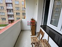 Pronájem bytové jednotky 2+1 s balkonem 63 m2 v Táboře - balkon