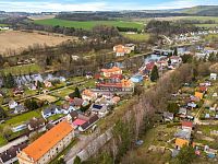 Prodej vícegeneračního domu V Kolodějích nad Lužnicí - letecký snímek