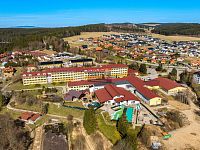 Zařízený apartmán 30,6 m2 Frymburk - Letecký snímek