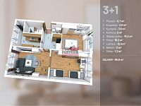 Prodej bytu 3+1 s balkonem, Tábor - Pražské sídliště - 3D - půdorys.jpg