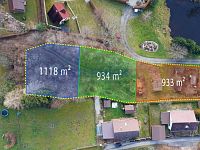 Prodej stavebního pozemku 900m2, Lomy u Člunku, Česká Kanada, JH - Prodej stavebního pozemku 900m2, Lomy u Člunku, Česká Kanada, JH