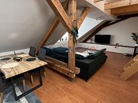 Pronájem podkrovního bytu 3+kk, 107m2, ulice Masarykova, Hluboká nad Vltavou