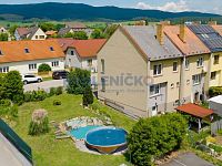Prodej řadového rodinného domu, 71 m2, se zahradou 474 m2, Kájov, okr. Český Krumlov - Prodej řadového rodinného domu, 71 m2, se zahradou 474 m2, Kájov, okr. Český Krumlov