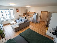 Prodej moderního bytu 1+kk, 45m2, České Budějovice - Prodej moderního bytu 1+kk, 45m2, České Budějovice, Vltava