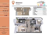 Prodej velkého bytu 3+1, 92 m2, se třemi balkony, Olomouc, Nové Sady, Handkeho ulice - Karta_bytů-12 (1).jpg