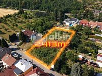 Prodej stavebního pozemku 2413 m2 pro výstavbu 8 RD, Drnovice u Vyškova