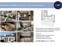 Prodej bytu 1+kk s předzahrádkou – Rezidence Cikorka, Praha – Modřany - Foto 2