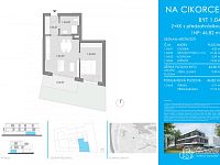 Prodej bytu 2+kk s předzahrádkou – Rezidence Cikorka, Praha – Modřany - Foto 2