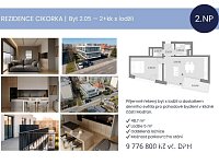Prodej bytu 2+kk s lodžií – Rezidence Cikorka, Praha – Modřany - Foto 2