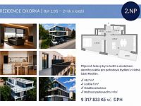 Prodej bytu 2+kk s lodžií – Rezidence Cikorka, Praha – Modřany - Foto 2