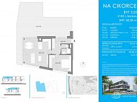 Prodej bytu 2+kk s terasou – Rezidence Cikorka, Praha – Modřany - Foto 2