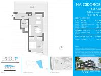 Prodej bytu 2+kk s terasou – Rezidence Cikorka, Praha – Modřany - Foto 2