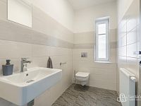 Dům se dvěma bytovými prostory, komerčně využitelným přízemím a užitným suterénem v Krajkové - Foto 19