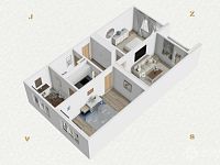 Byt 3+1 s balkonem, 82 m² Sokolov, - Foto 19