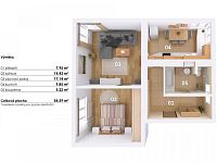 Prodej bytu 2+1,  Ostrov nad Ohří  - Foto 3