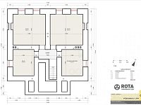 Dům se studií na 6 apartmánů Rotava – Krušné hory - Půdorys