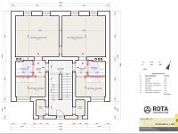 Dům se studií na 6 apartmánů Rotava – Krušné hory - Půdorys