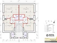 Dům se studií na 6 apartmánů Rotava – Krušné hory - Půdorys