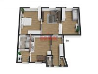 Prostorný byt 3+1 (89 m²) s jižní orientací a zahrádkou v centru Mladé Boleslavi – Laurinova ulice - pudorys-1.jpg