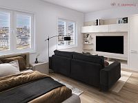 Prodej garzonky ve 2.N.P. na ulici Komenského - Living Room-2.jpg