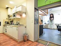 Prodej  kadeřnictví/ bytu 2+1, 66 m2, Staré Brno, Hybešova