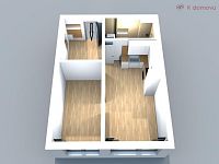 Pronájem bytu 2+kk, 46,5 m², parkování, Brno – Vídeňská ulice - půdorys 2a.jpg