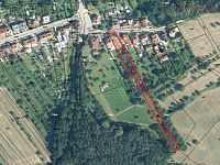 Prodej stavebního pozemku Záhorovice, 2.619 m2 - Letecký snímek.jpg