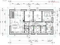 Prodej stavebního pozemku 684 m2 se stavebním povolením a projektovou dokumentací - RD Židněves - půdorys.jpg