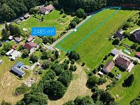 Prodej stavebního pozemku 2485 m2, obec Abrechtice u Českého Těšína, okres Karviná