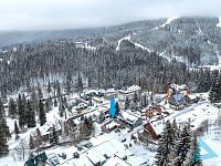 Prodej rodinného domu / původní horská chata Aurora – Špindlerův Mlýn - DJI_0804 sipka.jpg