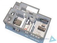 Prostorný byt 2+1, 70 m², s výtahem a možností úpravy na 3+kk, Praha 5 – Košíře - 3kk_Kosire_Camera01_0004.jpg