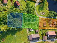 Prodej stavebního pozemku 1118 m2, Lomy u Člunku, Česká Kanada, JH - Prodej stavebního pozemku 1118m2, Lomy u Člunku, Česká Kanada