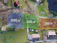 Prodej stavebního pozemku 900m2, Lomy u Člunku, Česká Kanada, JH - Prodej stavebního pozemku 900m2, Lomy u Člunku, Česká Kanada