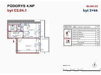 Prodej cihlového bytu 2+kk s terasou, Líšeň - Foto 14