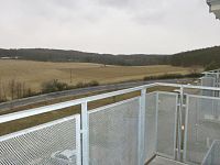 Pronájem cihlového bytu 2+kk s balkonem v Brně - Kamechách - výhled
