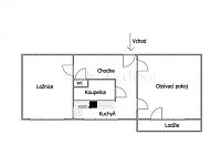 Prodej bytu 2+1, 59 m² – Vodňany - Půdorys.jpg