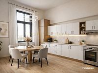 Prodej bytu 4+1 (108 m²) – centrum Jindřichova Hradce, ulice Sady - 2. Kuchyň Vizualizace.jpg