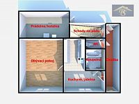Pronájem rodinného domu 50m2, pozemek 365 m2 - Pudorys_domu.jpg