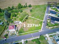 Prodej stavebního pozemku, 1237 m2, Telnice