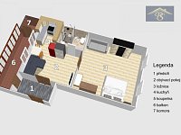 Pronájem bytu 2kk, 57m2, Špindlerova třída, Roudnice nad Labem - půdorys legenda.jpg